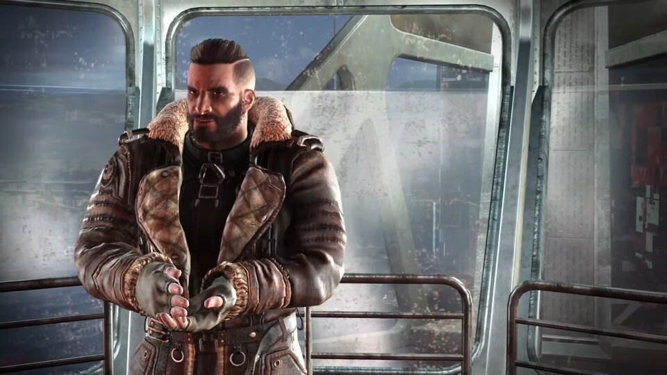 Arthur Maxson ist nicht nur Bruderschafts-Anführer, sondern besitzt auch den schicksten Mantel in ganz Boston.