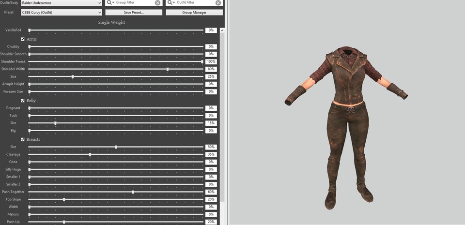 Mit der Mod »Outfit Studio« lassen die Charaktere in Fallout 4 noch individueller einkleiden.