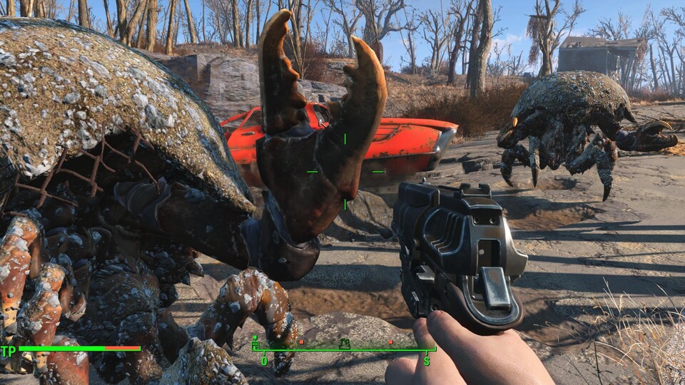Optisch ist Fallout 4 nicht immer auf der Höhe der Zeit, die Spielwelt wird aber dennoch größtenteils sehr stimmig in Szene gesetzt.