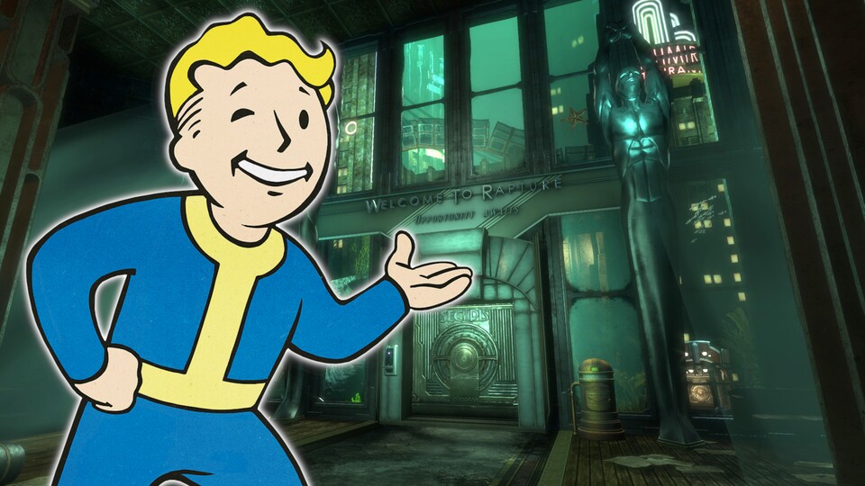 In Fallout 4 sollte es einen Unterwasservault im Stile von Bioshock geben.