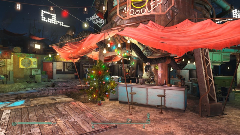 Die Überlebenden in Fallout 4 feiern ebenfalls Weihnachten. 