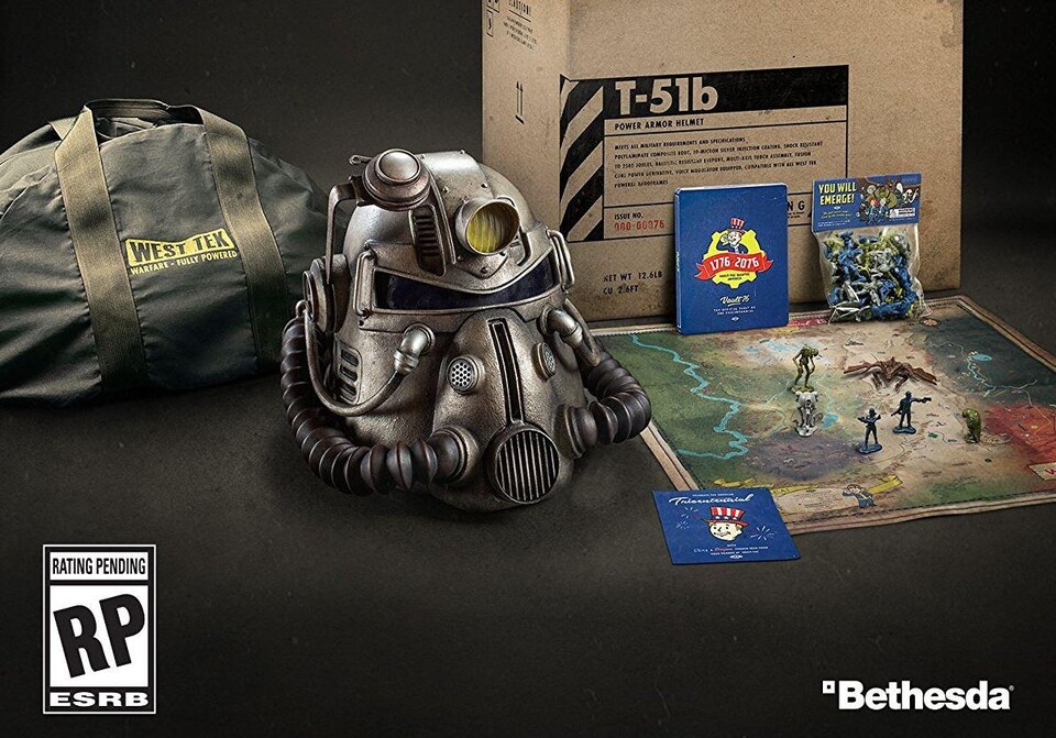 Die Produktbilder der Collectors Edition von Fallout 76 können sich wirklich sehen lassen. Bildquelle: Bethesda