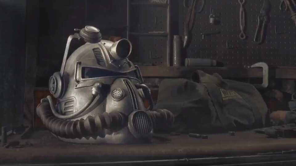 Mit so einem Helm aus der Power Amor Edition von Fallout 76 kann die nächste Karneval-Party kommen. 