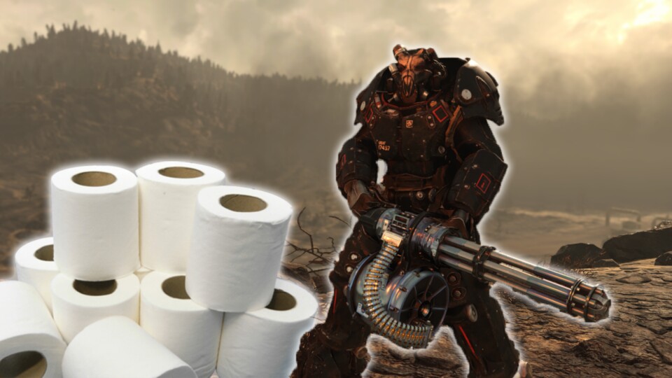 Auch im Wasteland von Fallout 76 wird jetzt Toilettenpapier gehamstert.