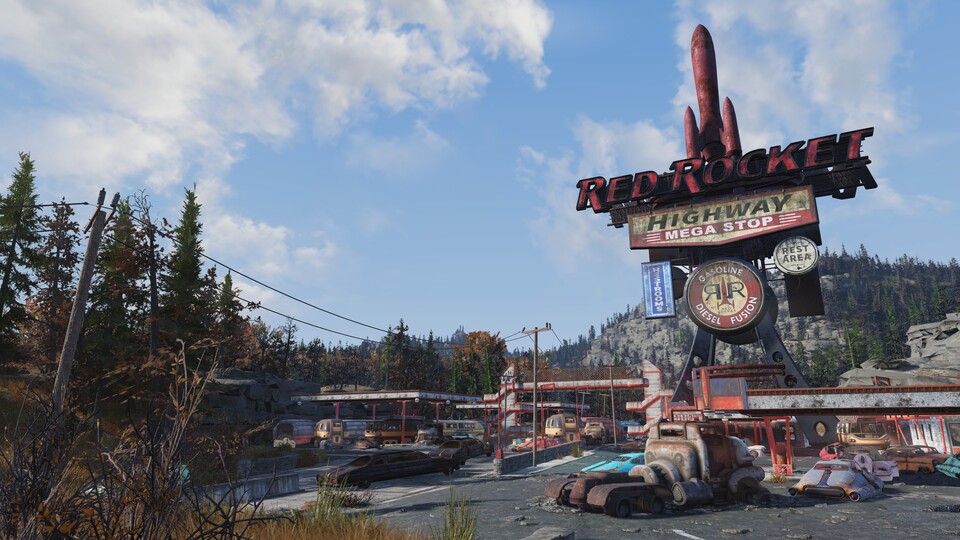 Fallout 76 wird durch Wastelanders nicht zum bunten Zirkus voller NPCs, es gibt auch noch genügend einsame Ruinen. So gehört es sich ja auch für die Endzeit.