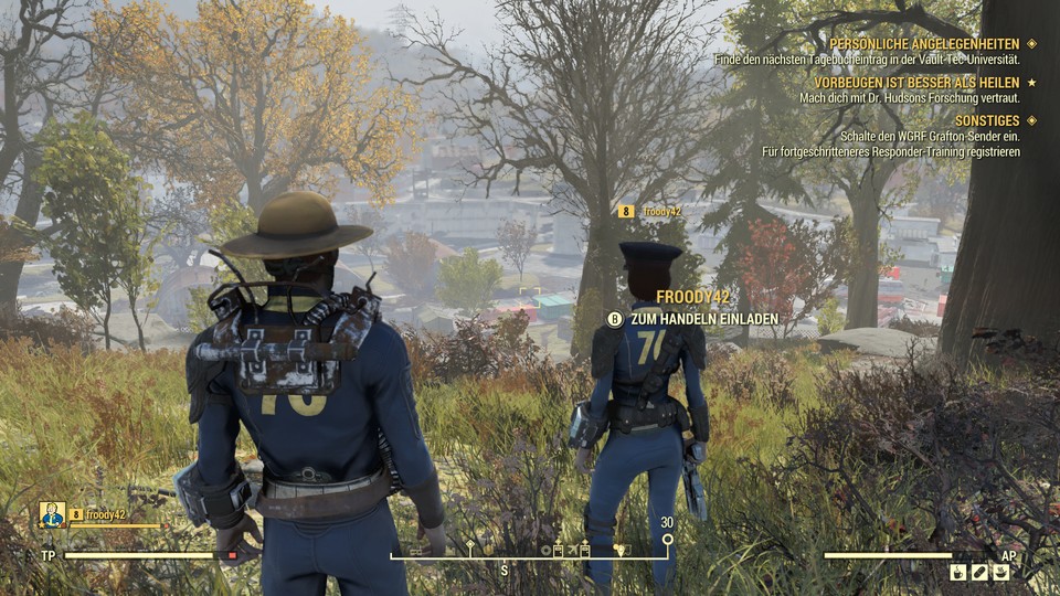 Dimi und Maurice erkunden gemeinsam die Welt von Fallout 76.