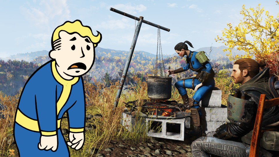 Ernüchterung bei den Machern von Fallout 76: Bethesdas neue Online-Sandbox kommt bei Spielern sehr schlecht an, zumindest wenn es nach den Metacritic-Bewertungen der User geht.