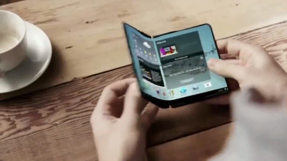 Samsungs faltbares Smartphone könnte im kommenden Jahr 2019 veröffentlicht werden. (Bildquelle: VR-Zone)