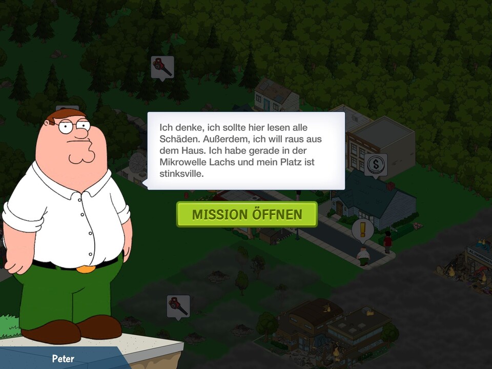 Sprach-Wirrwarr bei Family Guy: Das kommt dabei raus, wenn eine Suchmaschine die Übersetzungsarbeit leistet.