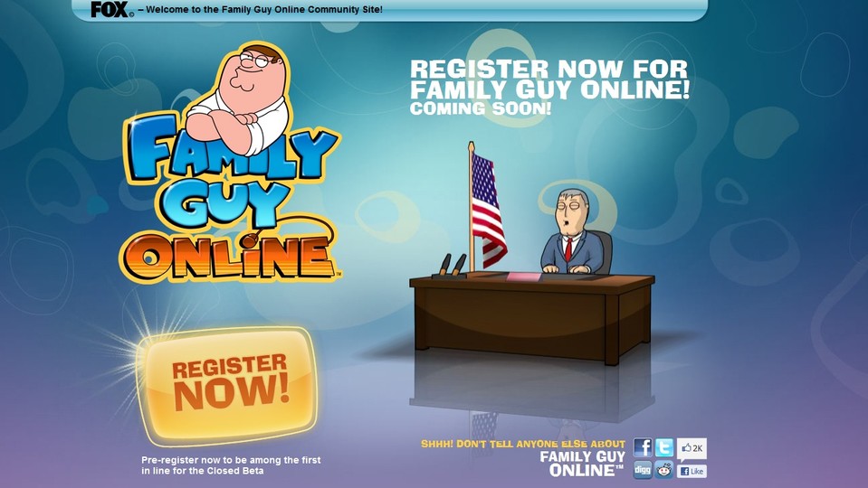 Was genau Family Guy Online eigentlich ist, verrät die Website nicht.