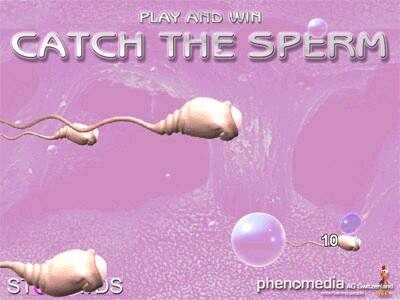 In Catch the Sperm muss der Spieler Spermien einfangen