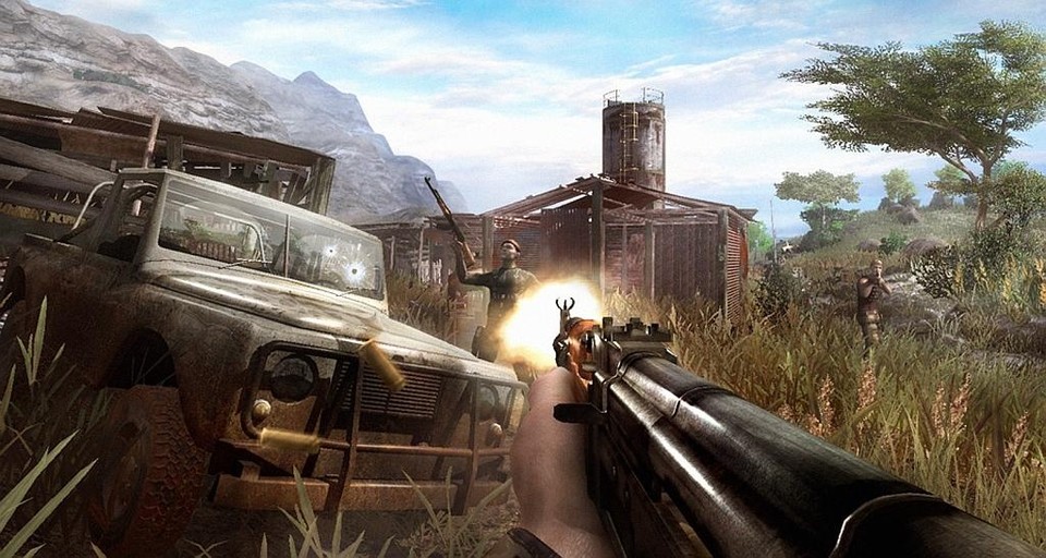 Far Cry 2 soll standardgemäß ohne Fadenkreuz gespielt werden. Ubisoft überlegt jedoch, die Zielhilfe als Zusastzoption noch einzubauen.