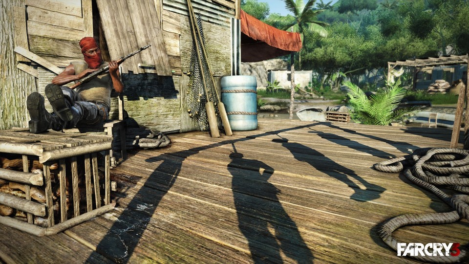 In Far Cry 3 trefen Sie auf brutale Drogenhändler und Piraten. : In Far Cry 3 trefen Sie auf brutale Drogenhändler und Piraten.