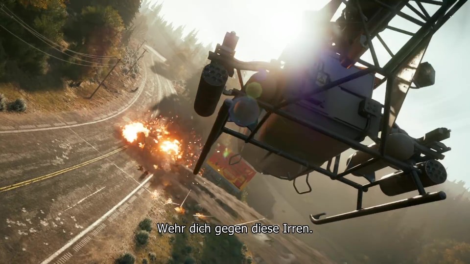 Die DLCs von Far Cry 5 versprechen noch abgedrehtere Action als im ohnehin schon abgedrehten Hauptspiel.