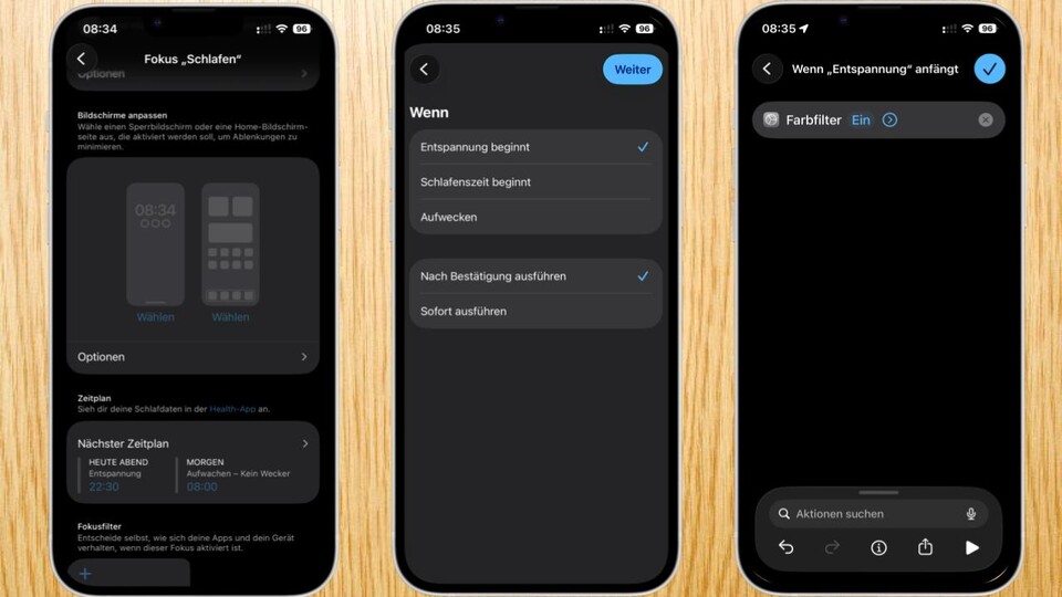 Ein aktivierter Farbfilter macht Inhalte bewusst unattraktiver und hilft so dabei, Doomscrolling auf dem iPhone schneller zu stoppen.