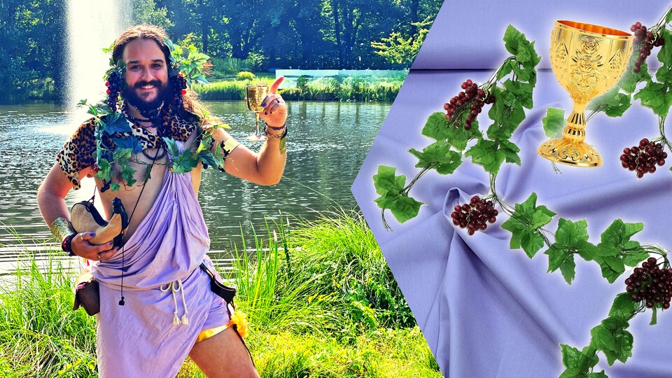 Den Schmuck, die Fibeln und weitere Accessoires müsst ihr für euren eigenen Geschmack aussuchen. Ich zeige euch, wie einfach die Grundlage dieses Cosplays ist!