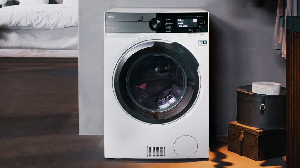 Dieser Waschtrockner von AEG kann nicht nur viel, sondern sieht auch noch schick aus! Der Testsieger der Stiftung Warentest.