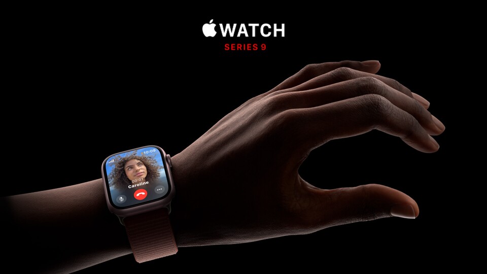 Mit der Apple Watch per Fingertipp den Anrufen annehmen.