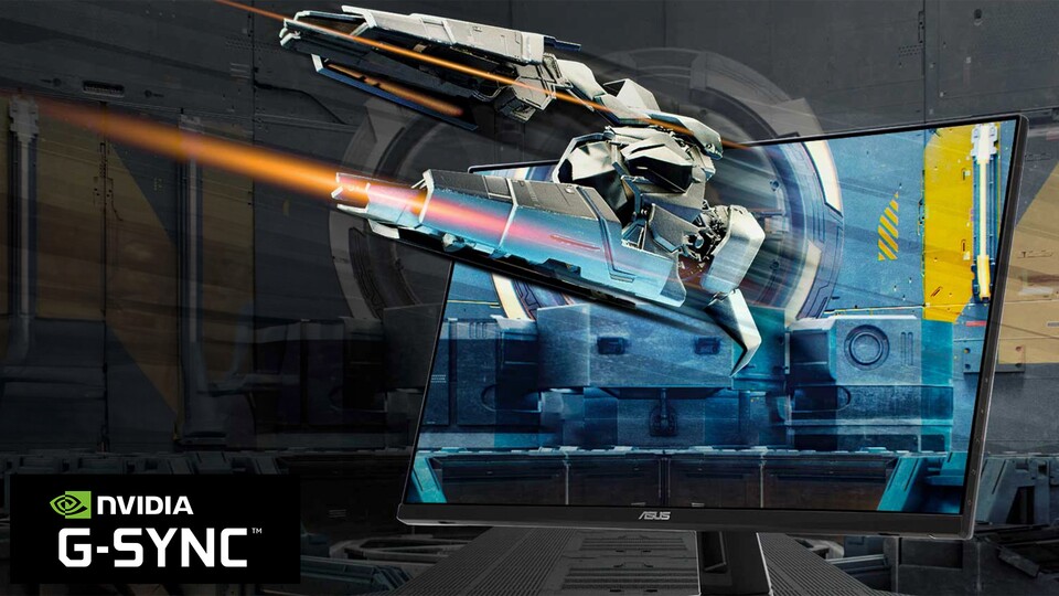Variable Refresh Rate (= VRR) ist für einen Gaming-Monitor essenziell. Der ASUS TUF VG27AQ1A ist sowohl mit AMD FreeSync Premium, als auch mit Nvidia G-Sync ausgestattet.