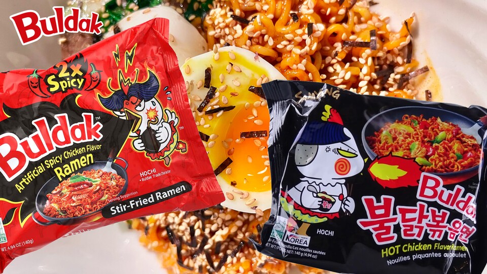 The “normal” Spicy Ramen from Buldak are a challenge, but every now and then I also take on the Spicy Ramen Challenge with the 2x Spicy Ramen.