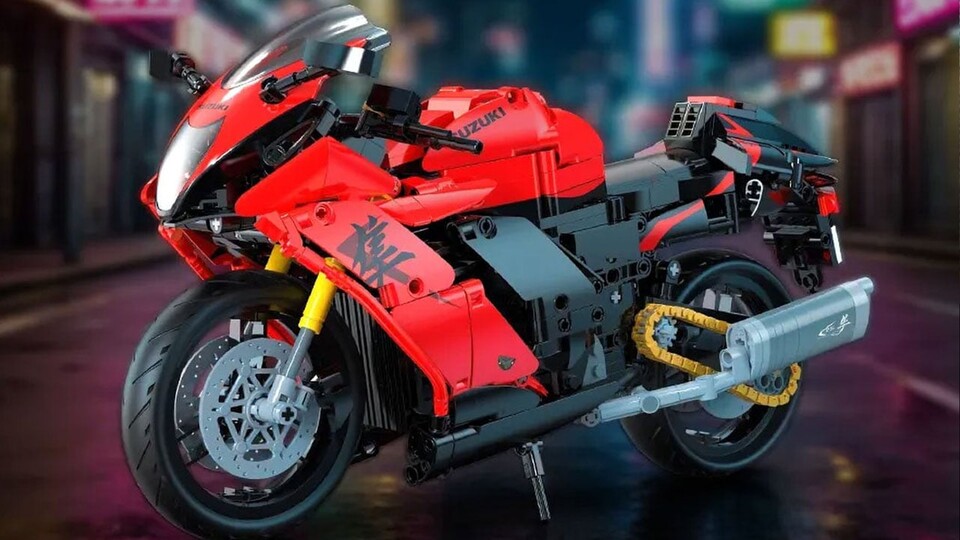 Die Suzuki Hayabusa im Maßstab 1:6 aus über 1.000 Teilen – das beste Klemmbaustein-Motorrad am Markt.