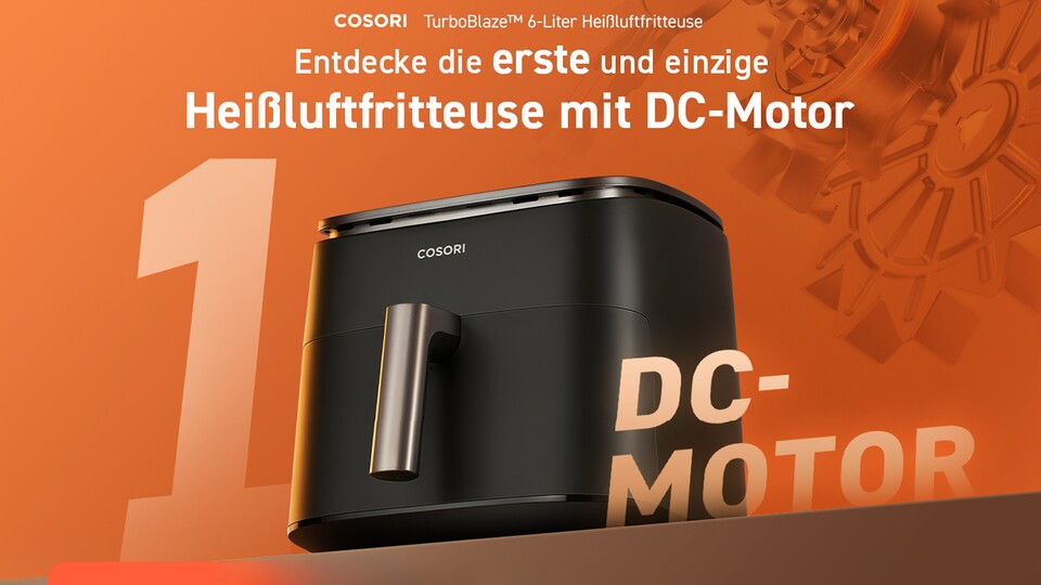 Cosori hat mit diesem Airfryer alles richtig gemacht: Er sieht gut aus, lässt sich noch besser bedienen und ist währenddessen sogar noch leise.