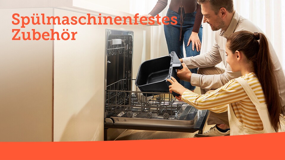 Nicht nur lecker, sondern auch komfortabel: Alle relevanten Teile der Heißluftfritteuse könnt ihr nach dem Schlemmen einfach in die Spülmaschine stecken.