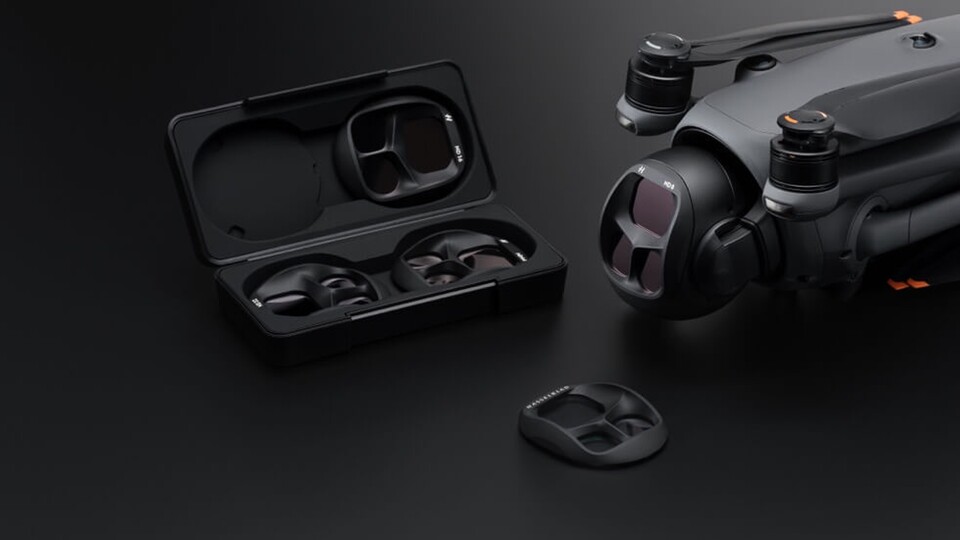 You can put special filters in front of your lenses to match the DJI Mavic 4 Pro, which you can use to create your own style.