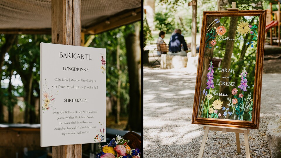 Der eufyMake E1 hat uns in vielerlei Hinsicht bei der Gestaltung unserer Hochzeit geholfen. (Bilder von Milena Ehrengruber Fotografie)