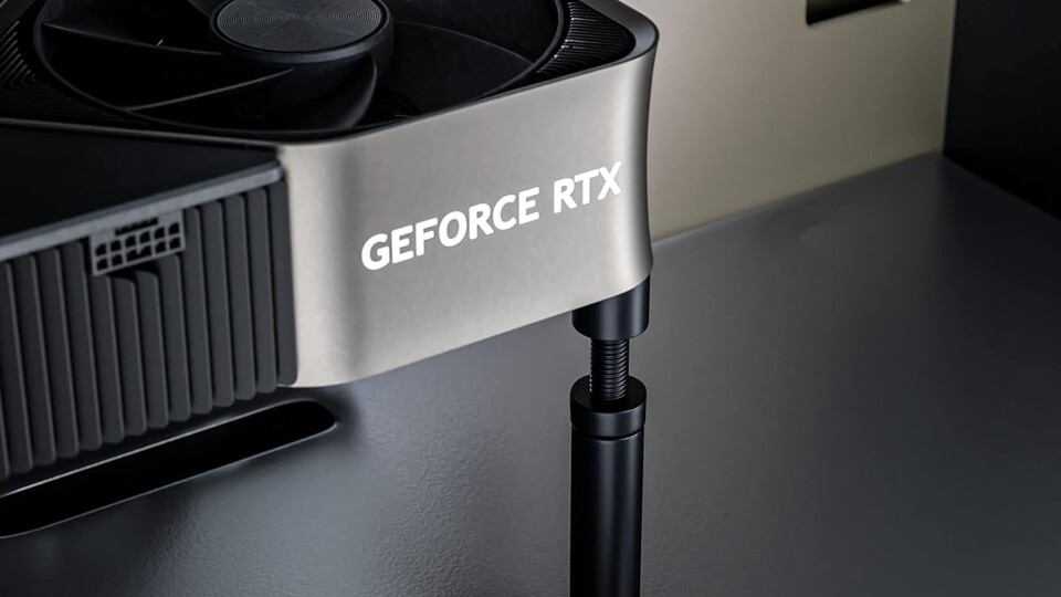 Die beste Lösung für High-End-Grafikkarten wie die RTX 5090, RTX 4090, 5080 + Co.: Ein Anti-sag-Bracket oder eine sogenannte Grafikkarten-Stütze.