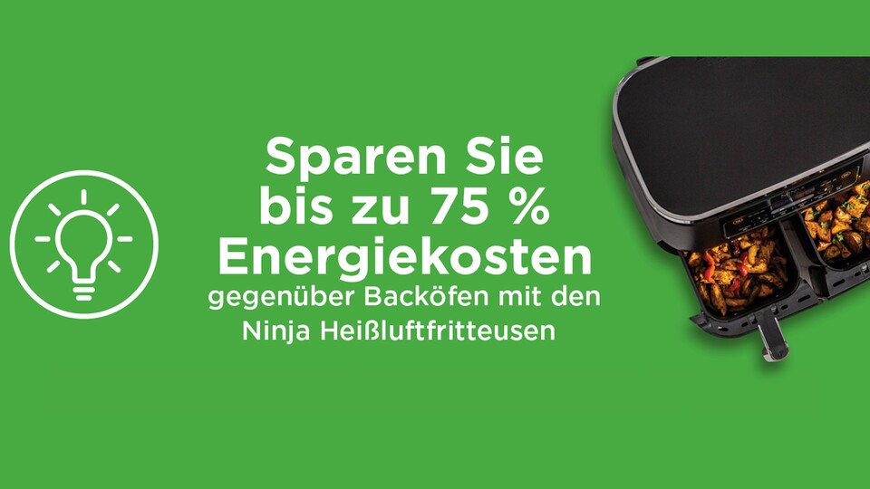 Im Vergleich zum Backofen benötigt ein Airfryer deutlich weniger Strom im Alltag.