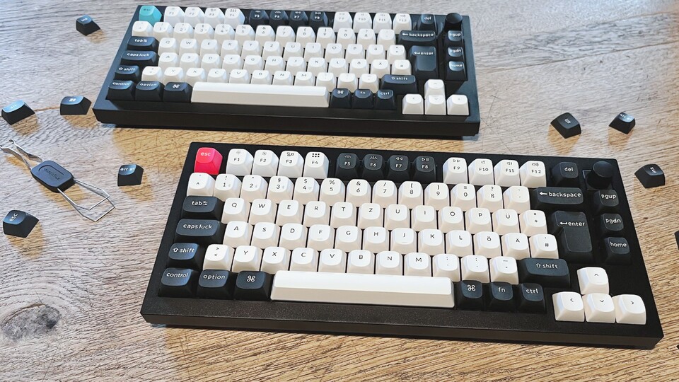 Der Unterschied zwischen der Keychron Q1 HE und Q1 Max ist kaum zu erkennen, aber die Gaming-Tastaturen sind grundverschieden!