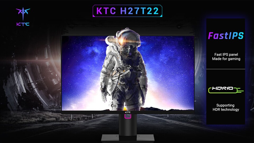 Dass der WQHD Gaming-Monitor in dieser Preisklasse sogar HDR10-Unterstützung bietet, ist wirklich der Hammer!