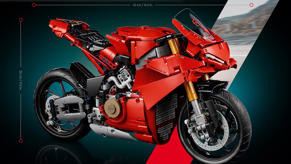 Die seitlichen Doppeldeck-Winglets erzeugen bei 270 kmh rund 30 kg Anpressdruck auf der Vorderachse der Ducati.