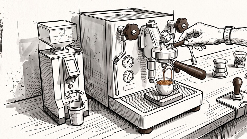 Schon eine gute Kaffeemühle kann schnell das Dreifache von unserem treuen Kaffeevollautomaten kosten.