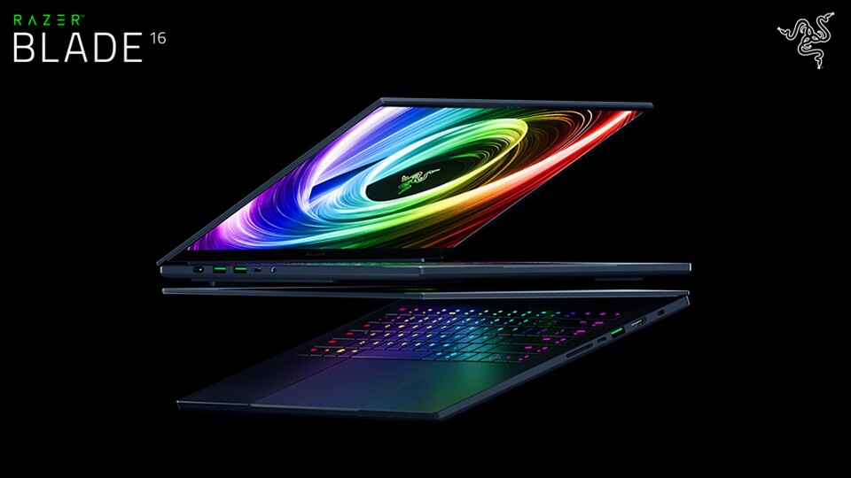 High-End Gaming-Laptop werden 2025 kompakter! Mit seinem neuen Design ist das Razer Blade 16 bis zu 30% kleiner und deutlich leichter.