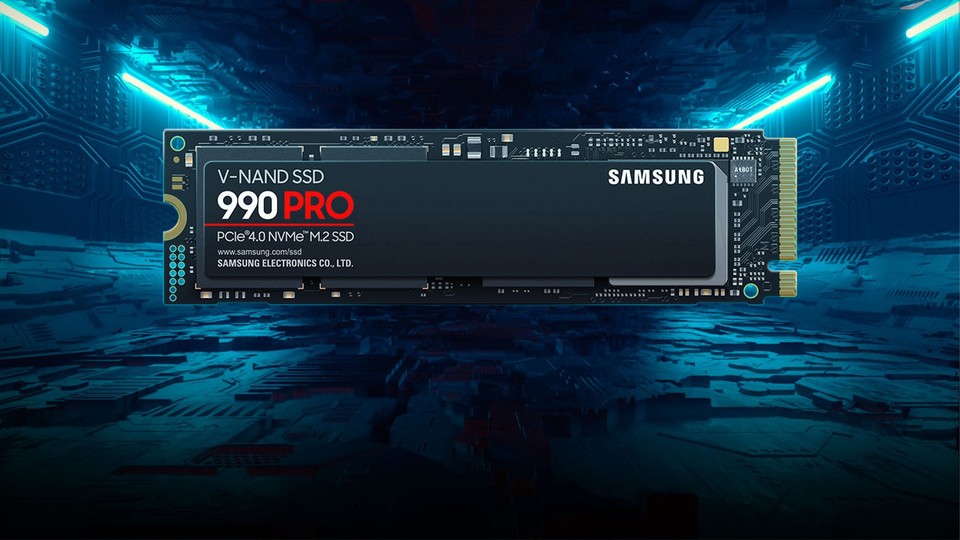 Damit macht ihr euren Programmen, Dateien und Spielen Beine! Die Samsung 990 Pro NVMe SSD überzeugt mit beachtlichen Leistungswerten.