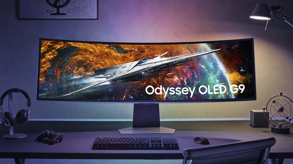 Der Samsung Odyssey OLED G95SC ist beeindruckend – beeindruckend groß, beeindruckend schlank und beeindruckend gut.