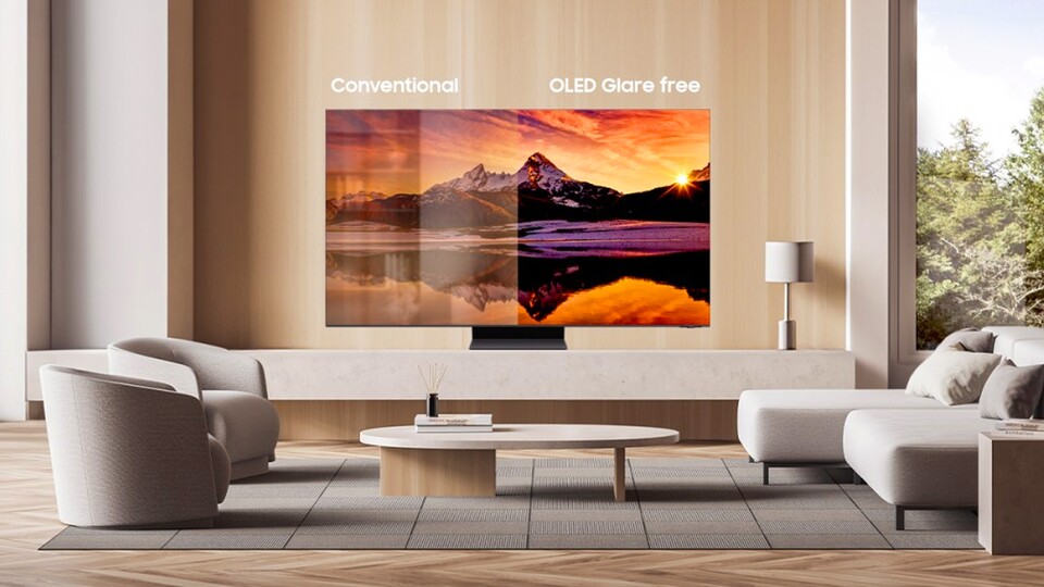 Samsung hat mit dem S95D den ersten matten 4K OLED-TV der Oberklasse vorgestellt und damit eine geniale Lösung für ein echtes Problem geliefert.