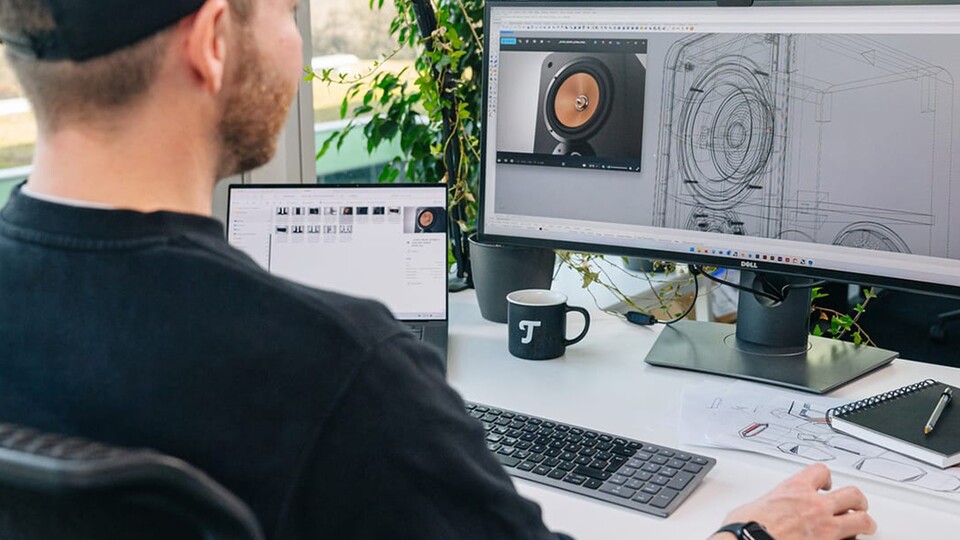 Sound und Design aus Deutschland: Die Lautsprecher von Teufel bestechen durch ihr grandioses Aussehen und besten Klang.