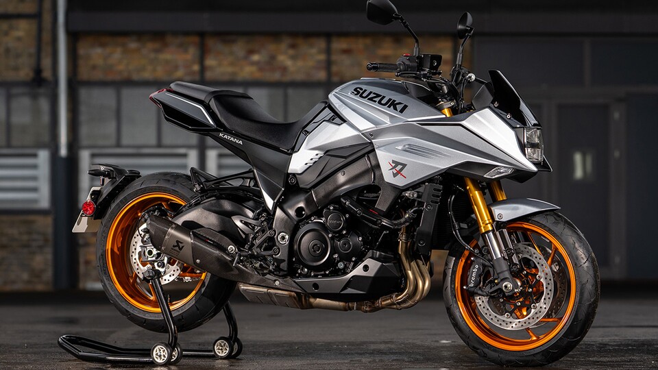 Das Vorbild zum Modell im Stile von LEGO Technic ist die Suzuki Katana aus 2022 – ein sehr schickes Motorrad, wenn ihr mich fragt.
