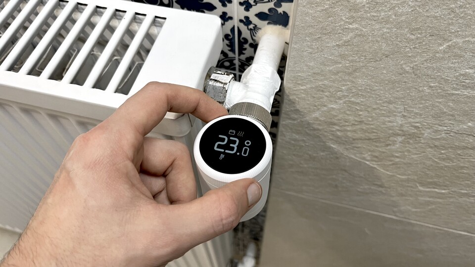 Taged, turn, done! Just like a classic radiator thermostat, the temperature can be adjusted at Tado ° X.