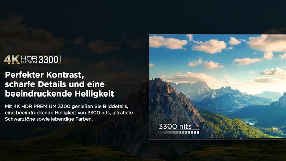 Bei der Spitzenhelligkeit schlägt der TCL QM10 in echten Messungen sogar den Sony BRAVIA 9.