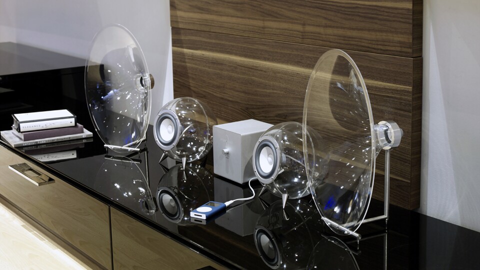 Die Lautsprecher in kleinerer Ausführung. (Bild: Ferguson Hill)