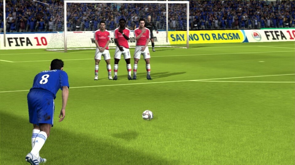 FIFA 10 bewegt sich auf Vorjahres-Niveau.