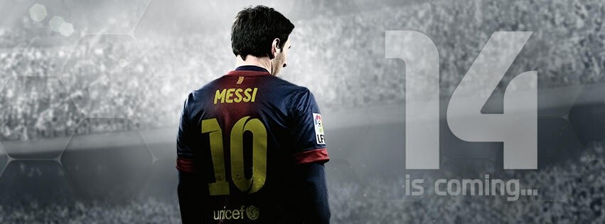 Das FIFA 14 Teaser-Bild zeigt Weltfußballer Messi.
