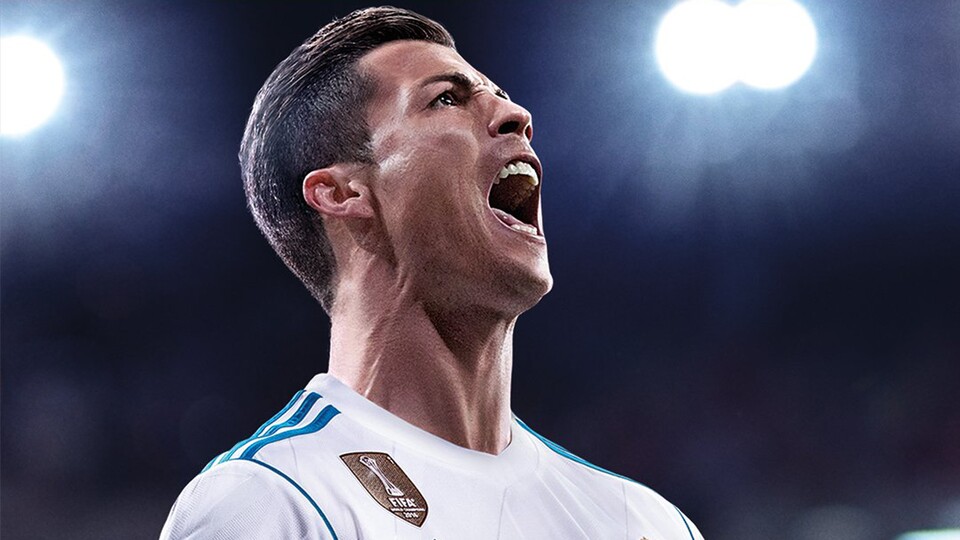 Cristiano Ronaldo darf auf dem Cover von FIFA 18 jubeln.