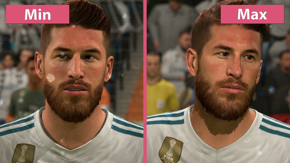 FIFA 18 - Minimale und maximale Grafik-Details im Vergleich