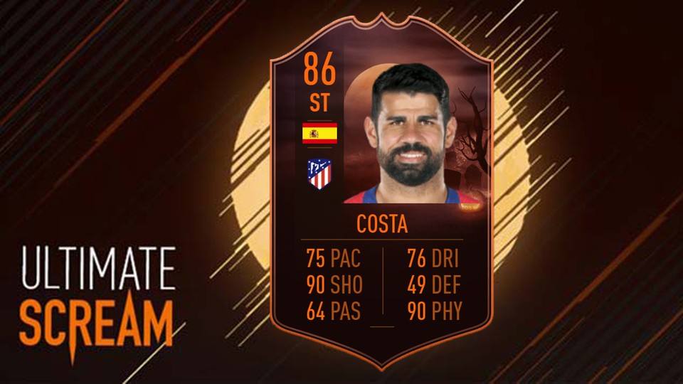 Diego Costa ist einer der 21 Spieler aus dem Scream Team von FIFA 19.
