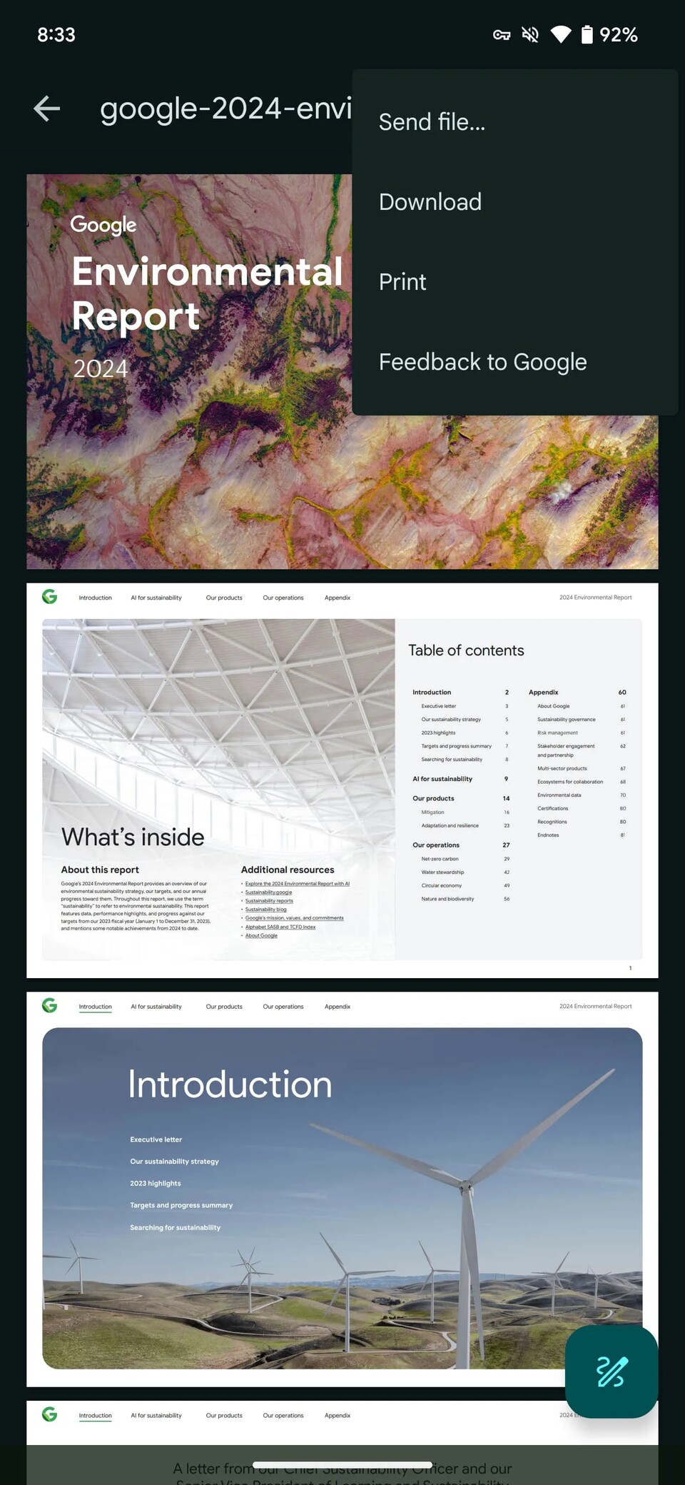 Das alte Optionen-Menü (Quelle: 9to5Google)